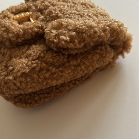 Hello 3 am Tan Fuzzy Crossbody Bag - Picture 5 of 16